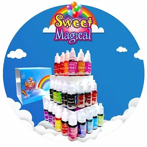 Sweet & Magical airbrush Colors Set of 24 color of 10.ml each - Picture 1 of 2