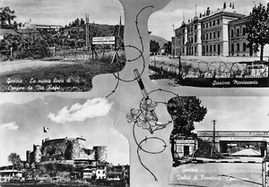 A1161) GORIZIA LINEA CONFINE VIA RAFUT, STAZIONE MONTESANTO, CASTELLO CASAROSSA - Bild 1 von 2