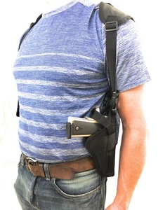 Deluxe Shoulder Holster fits Ruger Redhawk with 7 1/2" Barrel Deluxe Model Nylon - Picture 1 of 6
