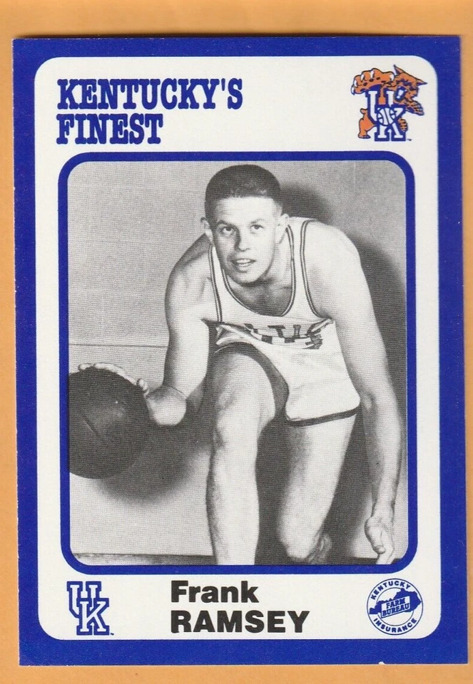 Frank Ramsey Kentucky Wildcats 1988 Card #199 HOF Boston Celtics Madisonville 4U - Image 1 of 2