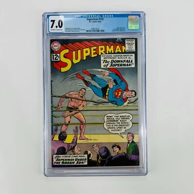 Superman #155 - DC Comics DCU Legion & Antonio Rocca Off-White to White CGC 7.0 - Image 1 of 4