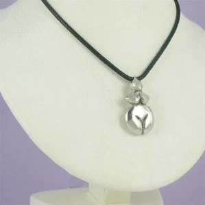Goddess Primordial Necklace .925 Silver w Black Cord Mother Figure Power Hero - Picture 1 of 1