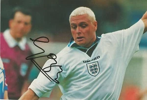 ENGLAND & TOTTENHAM: PAUL GASCOIGNE 'GAZZA' SIGNED 12x8 MAGAZINE PICTURE+COA - Picture 1 of 1