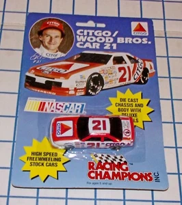 Racing Champions NASCAR CITGO Wood Bros. Car 21 Morgan Shepherd MOC - Picture 1 of 3