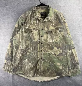 Camisa de manga larga Rattlers para hombre XXL camuflaje camisa con botones - Imagen 1 de 6
