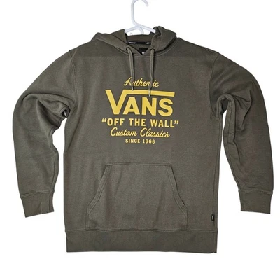 Auténtico Pullover Vans Off The Walls Custom Classics Verde Para Hombre Mediano 2019 Foto 1 de 4