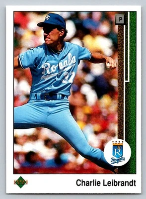 1989 Upper Deck #637 Charlie Leibrandt Kansas City Royals - Image 1 of 2
