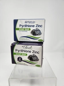 Lot Of 3 Pyrithione Zinc Soap Bar for Face & Body, 4oz Medicated 2% ZnP Bar Soap - Picture 1 of 7