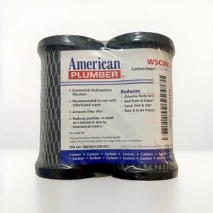 American Plumber W5CIP478 5 Micron Standard Undersink Filter (2 Pack) - Picture 1 of 1