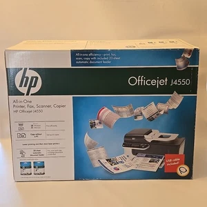 Impresora todo en uno HP Officejet J4680c fax escáner copiadora Mac Windows caja abierta - Imagen 1 de 24