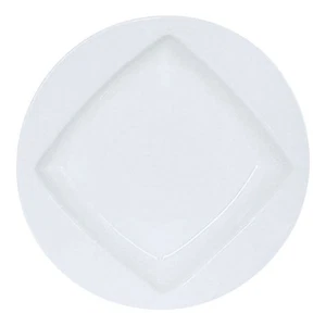 Homer Laughlin HLC4152 Pristine 07400 Ivory White 11" Square Pasta/Soup Bowl - Picture 1 of 8
