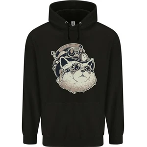 Steampunk Cat Childrens Kids Hoodie - Picture 1 of 39