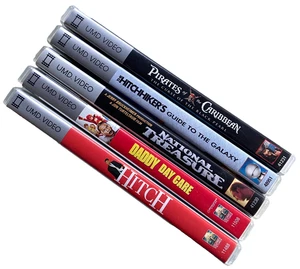 UMD Movie Lot Hitchhikers Guide Galaxy Pirates Caribbean National Treasure Daddy - Foto 1 di 13