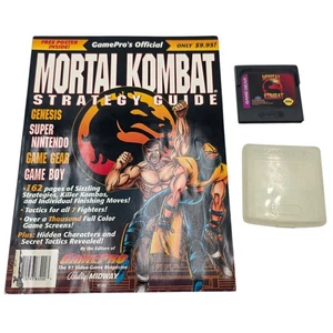 Mortal Kombat (Sega Game Gear, 1992) ¡con estuche y guía oficial de estrategia Game Pro! - Imagen 1 de 15