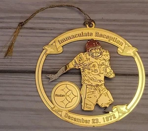 2012 Pittsburgh Steelers Immaculate Reception 40 Year Anniv Christmas Ornament - Picture 1 of 5