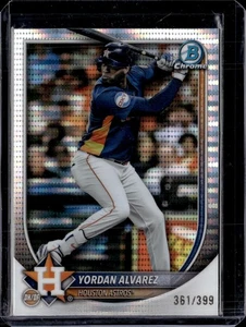 Refractor pulsar Yordan Álvarez 2025 Bowman cromo #81/399 Astros (50E) - Imagen 1 de 2