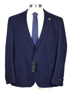 Ted Baker London Sport Coat 48 R Mens Dark Blue Wool Slim Fit Karl Blazer - Picture 1 of 11