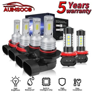For Toyota Avalon 2011-2012 6x LED Headlight Bulbs Cool White Super Bright 6500K - Picture 1 of 19