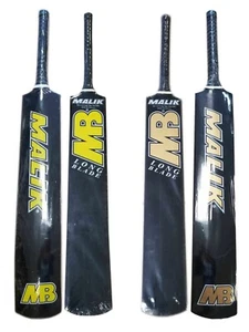 MB Malik Tape & Tennis Ball Cricket Bat "Long Blade" Extra light weight - Picture 1 of 14