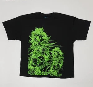 8301 Cannabis Shirt Mens 2XL XXL Black - Picture 1 of 7
