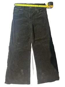 CITIZENS OF HUMANITY Womens Pants Brown Corduroy Rocket Mid Rise Wide Flared 29 - Picture 1 of 11