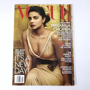 Priyanka Chopra Nick Jonas Vogue Magazine Jan 2019 Thomasin McKenzie Wozniacki - Picture 1 of 2