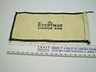 Vintage Comoy's The EVERYMAN LONDON PIPE New Old Stock storage bag pre 1959L@@K!