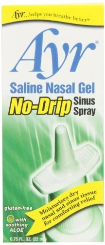 3 Pack Ayr Saline Nasal Gel No Drip Sinus Spray 0.75Oz Each - Изображение 1 из 1
