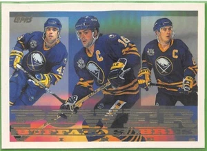 1995-96 Topps Power Lines #6PL Dawe/Pat Lafontaine/Alex Mogilny - Picture 1 of 2