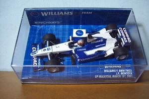 1/43 MINICHAMPS 400 010026 WILLIAMS BMW FW23 MALAYSIA 2001 JUAN PABLO MONTOYA - Picture 1 of 4