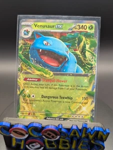 Venusaur ex 003/165 Holo - SV151 Scarlet & Violet Pokémon Card - NM/Mint - Picture 1 of 4