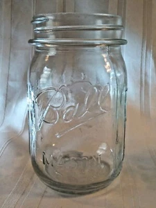 BALL MASON JAR Purple Blue Pink Green Clear 16 oz PINT Canning Safe Glass - Picture 1 of 28