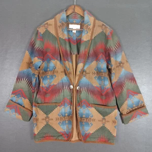Jones New York Jacke Damen Small Southwest Canvas Oversized Western Vintage - Bild 1 von 7