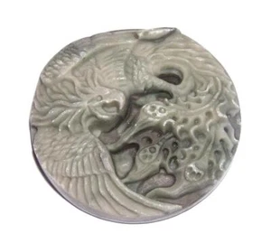 PENDANT/NECKLACE For Wirewrap? Carved Or Molded FLYING DRAGON P355 - Imagen 1 de 1