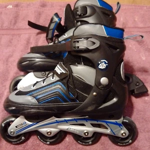 Mongoose Inline Skates Sz 8-9 Legde 2.1 Black/Blue - Picture 1 of 2