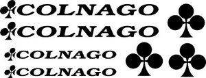 7 Colnago Die Cut Decal Stickers Bicycle Kit MADE IN USA - Picture 1 of 2