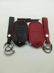 Llavero de cuero con llave remota para 2014-2022 MASERATI GHIBLI QUATTROPORTE LEVANTE - Imagen 1 de 10