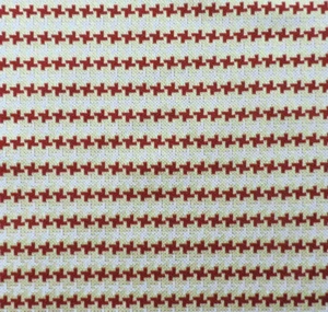 1970s Light Double-Knit Herringbone Weave Brown/Yellow/White W: 60" L 1 Yard 22" - Picture 1 of 3