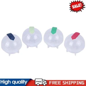 4pcs Ice Ball Mold Reusable Round Ice Cube Tray Kitchen Tool Random Color (L) ~G - Picture 1 of 10