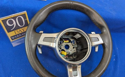 oem 11–14 Porsche Cayenne Turbo 958.1 Steering Wheel Paddle Shifters 7PP419091CC - Image 1 of 4