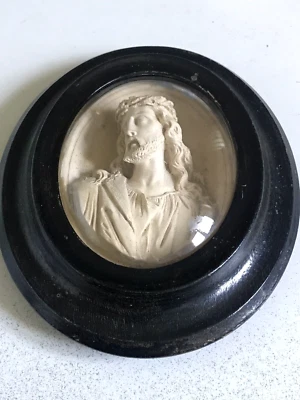 École Française du XIXème reliquaire ex voto Christ - Photo 1/4