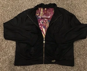 Vintage Apple Bottoms Black Zip Jacket Size 1X - Picture 1 of 11