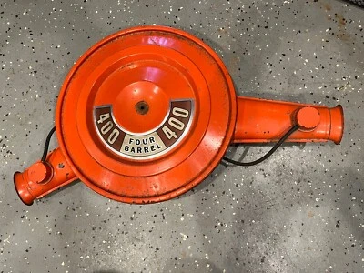 Purificador de aire de doble snorkel Mopar 383 400 440 4 barriles Dodge Plymouth Foto 1 de 4