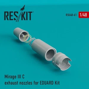 ResKit RSU48-0061 Scale model kit 1:48 Mirage IIIC exhaust nozzle for Eduard kit - Picture 1 of 24