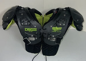 Schutt 3.0 DS Flex 32-34" Large 14-15" Youth Football Shoulder Pads Black Green - Picture 1 of 3