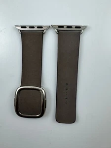 Original OEM Apple Watch FineWoven Modern Buckle Band 41MM 42MM Dark Taupe Small - Zdjęcie 1 z 8