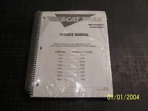 SCAT TRAK MINIBAGGER SERVICEHANDBUCH, 114S, 116S, 118S, 118SV, 125S, N.O.S. - Bild 1 von 5