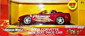 2003 CORVETTE INDY 500 PACE CAR 1:18 ERTL AMERICAN MUSCLE 50th ANNIVERSARY - Bild 1 von 12