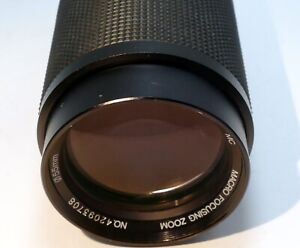 Vivitar 75-200mm f/4.5 Macro Focusing Zoom Lens for Nikon AI-S mount for FE FM
