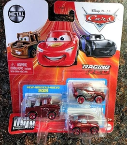 DISNEY PIXAR CARS MINI RACERS Racing Red Mater Sally McQueen (RARE) - Picture 1 of 1
